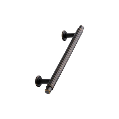 Furnipart Villa Fluted Handle & Knob 128mm 192mm Round Knob T Knob Antique Brown