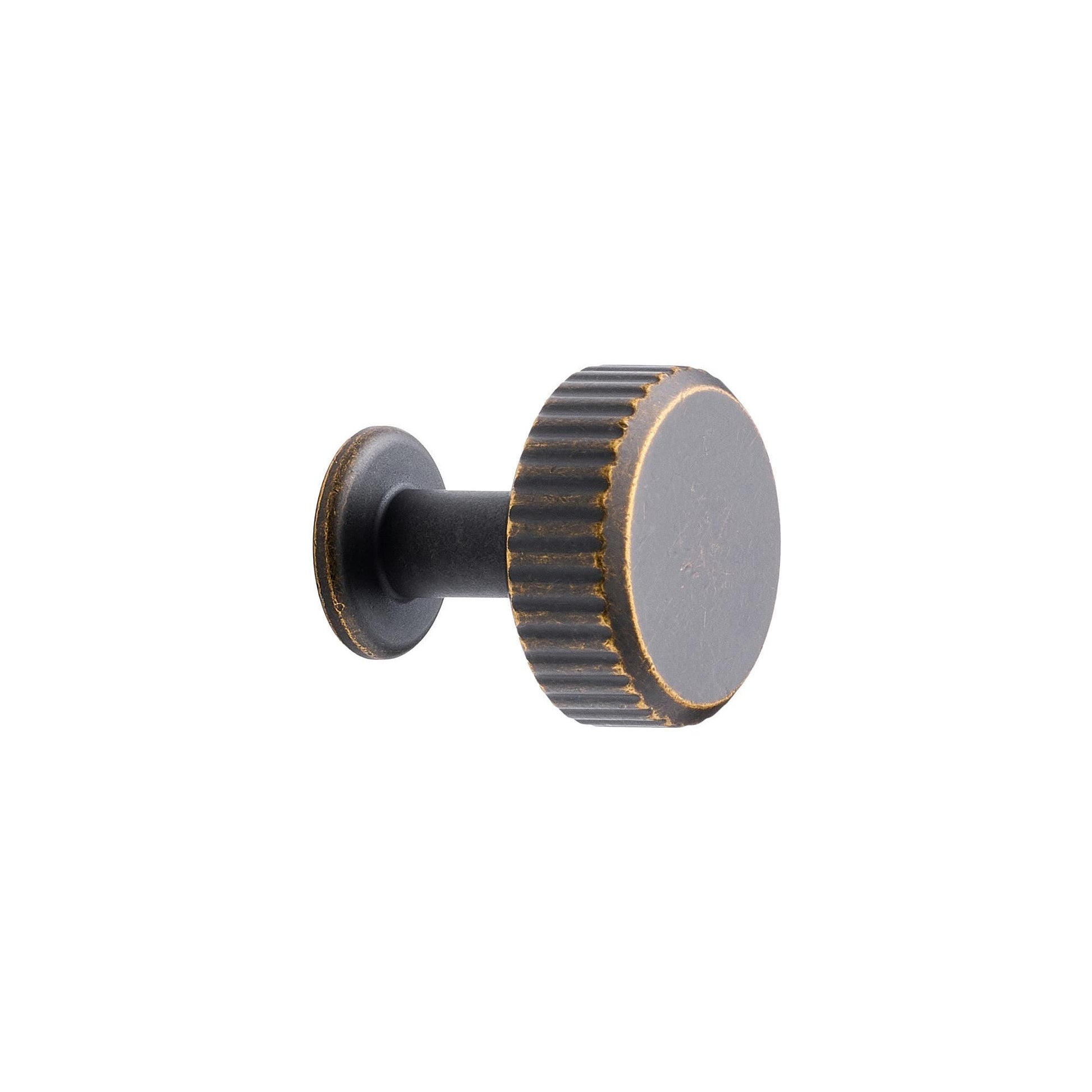 Furnipart Villa Fluted Handle & Knob 128mm 192mm Round Knob T Knob Antique Brown