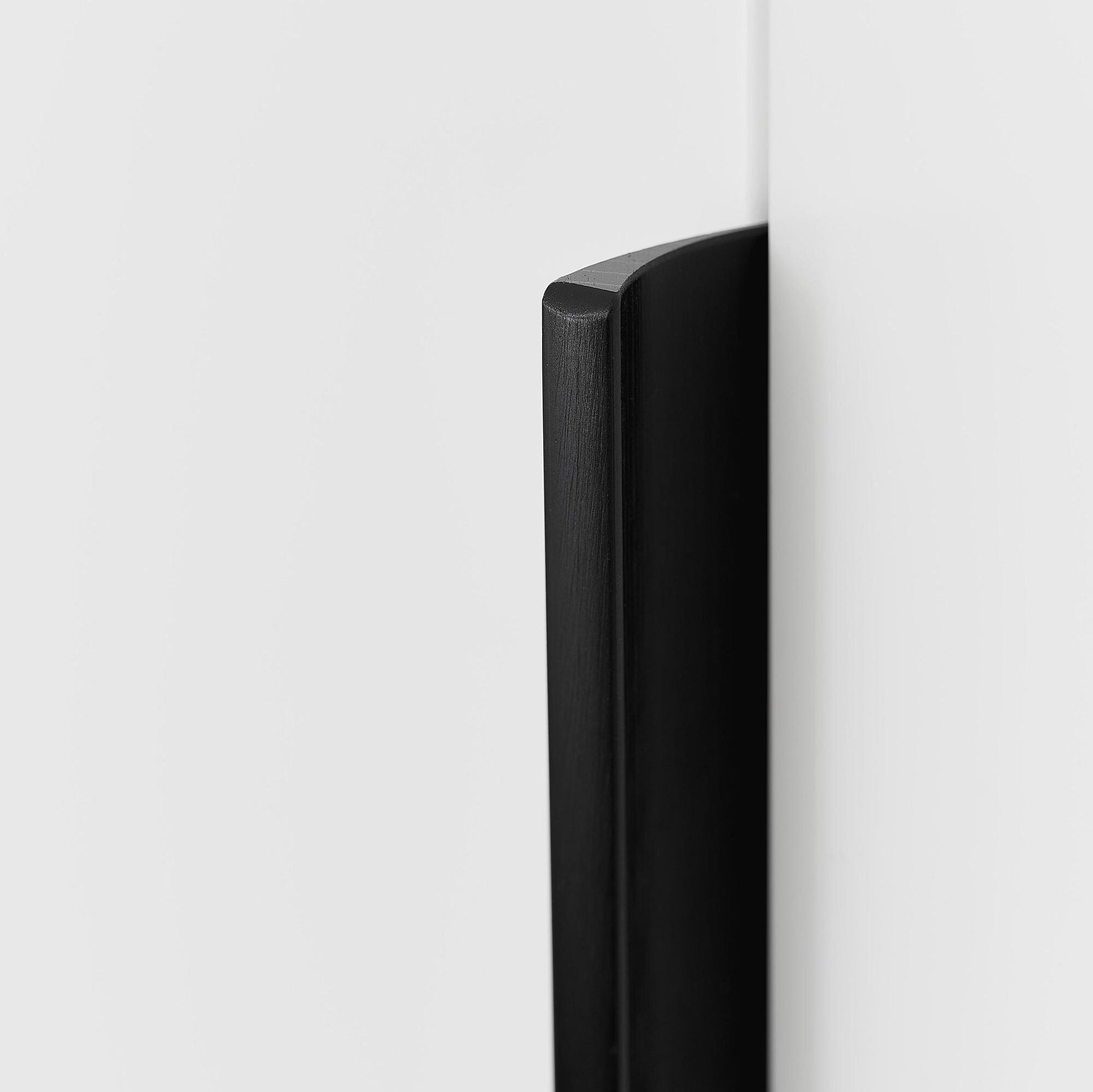 Furnipart Edge Straight Brushed Matt Black Profile Trim Handle 40mm 100mm 200mm 350mm 600mm 1200mm