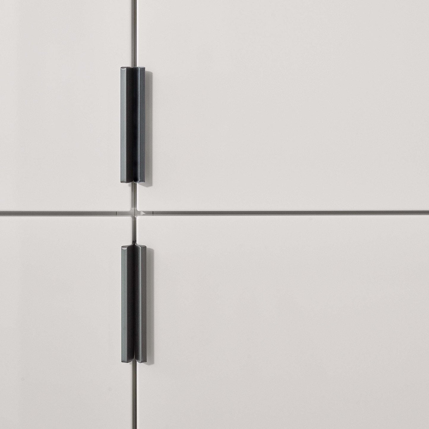 Furnipart Edge Straight Brushed Anthracite Profile Trim Handle 40mm 100mm 200mm 350mm