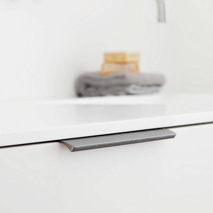 Furnipart Edge Straight Brushed Anthracite Profile Trim Handle 40mm 100mm 200mm 350mm