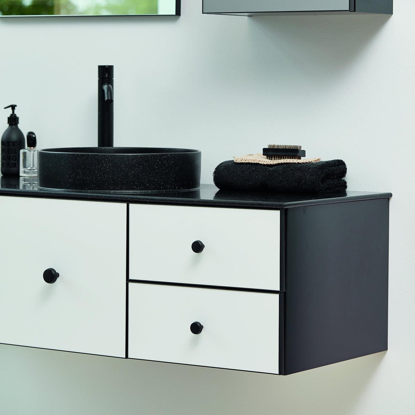 Furnipart Autumn Knob Matt Black 28mm & 36mm Diameter