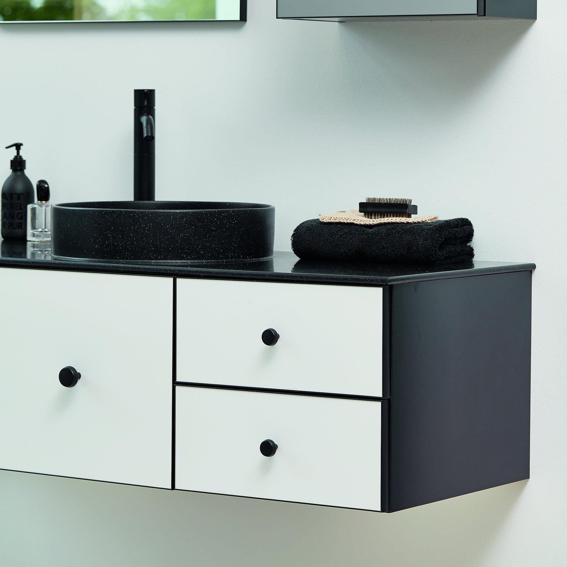 Furnipart Autumn Knob Matt Black 28mm & 36mm Diameter