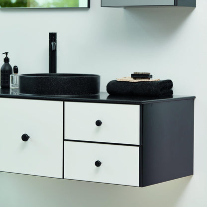 Furnipart Autumn Knob Matt Black 28mm & 36mm Diameter