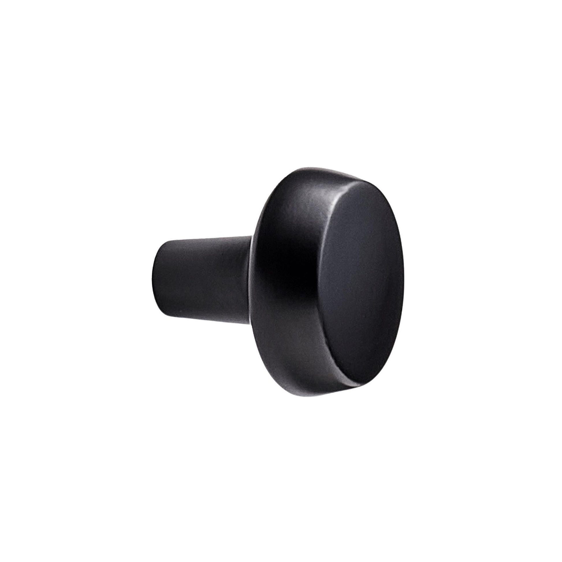 Furnipart Autumn Knob Matt Black 28mm & 36mm Diameter