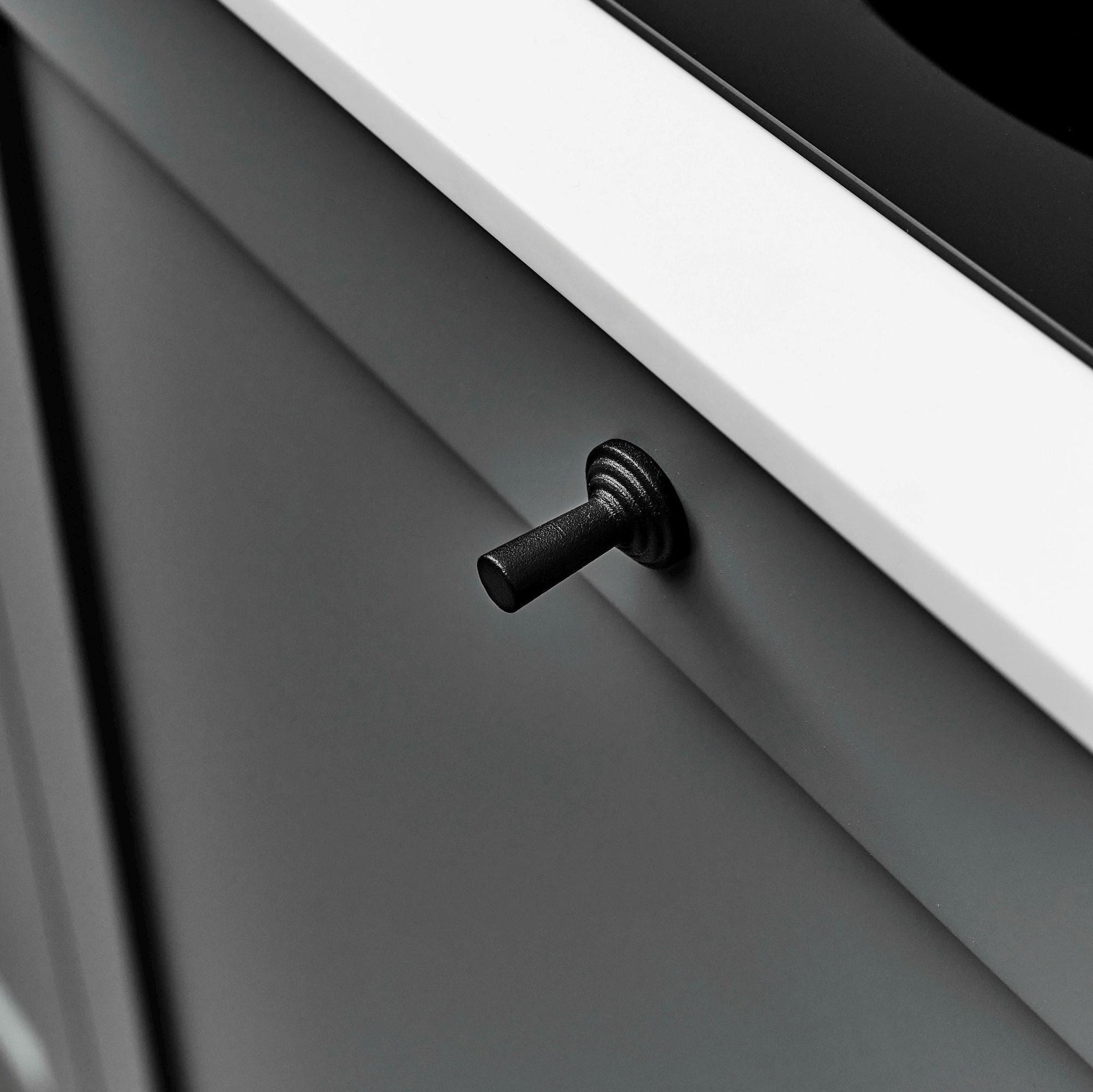 Furnipart Provence Cast Iron Handle Matt Black