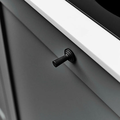 Furnipart Provence Cast Iron Handle Matt Black