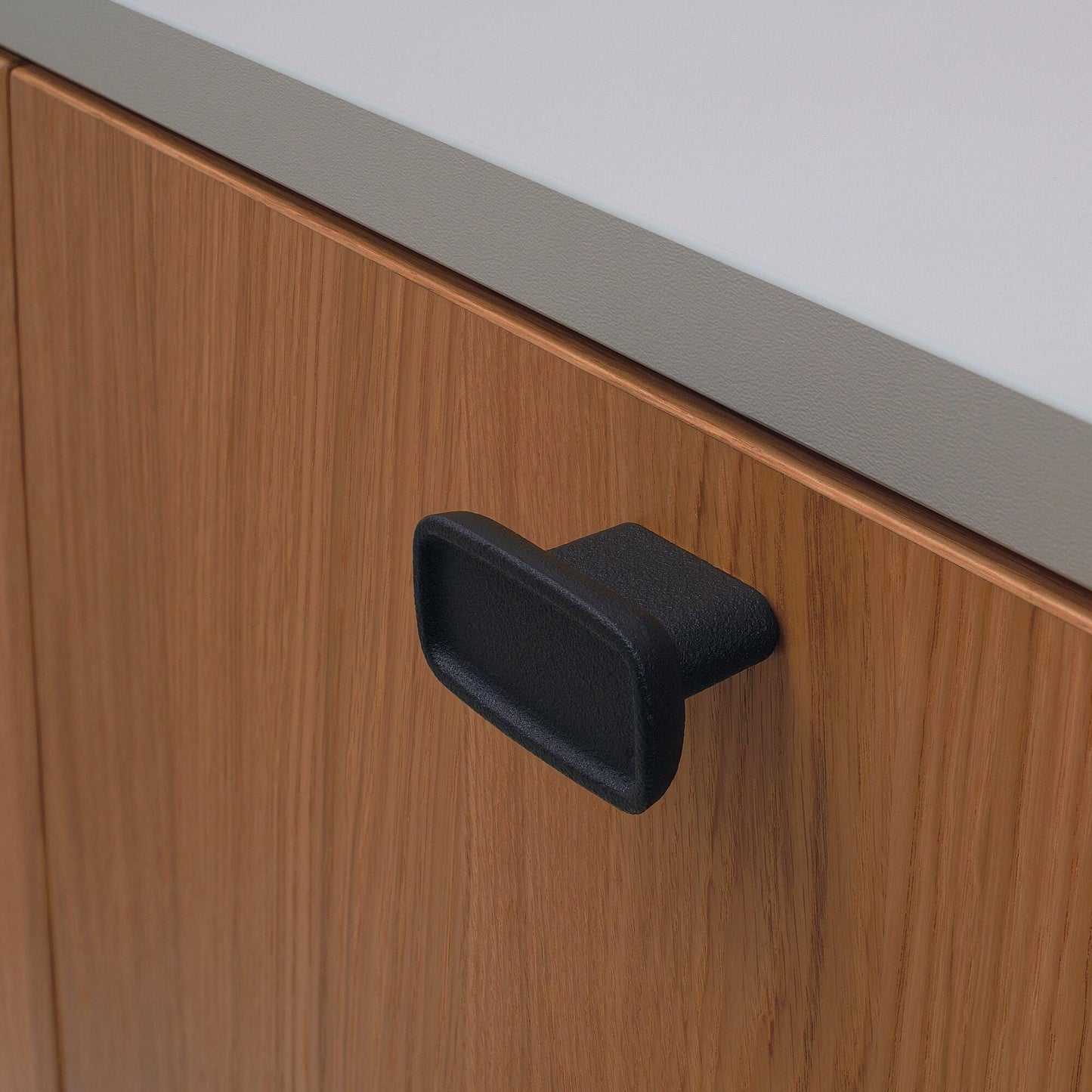 Furnipart Pagoda Cast Iron Knob Matt Black