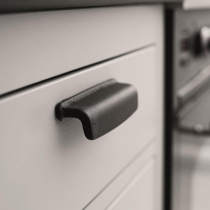 Furnipart Pagoda Cast Iron Knob Matt Black