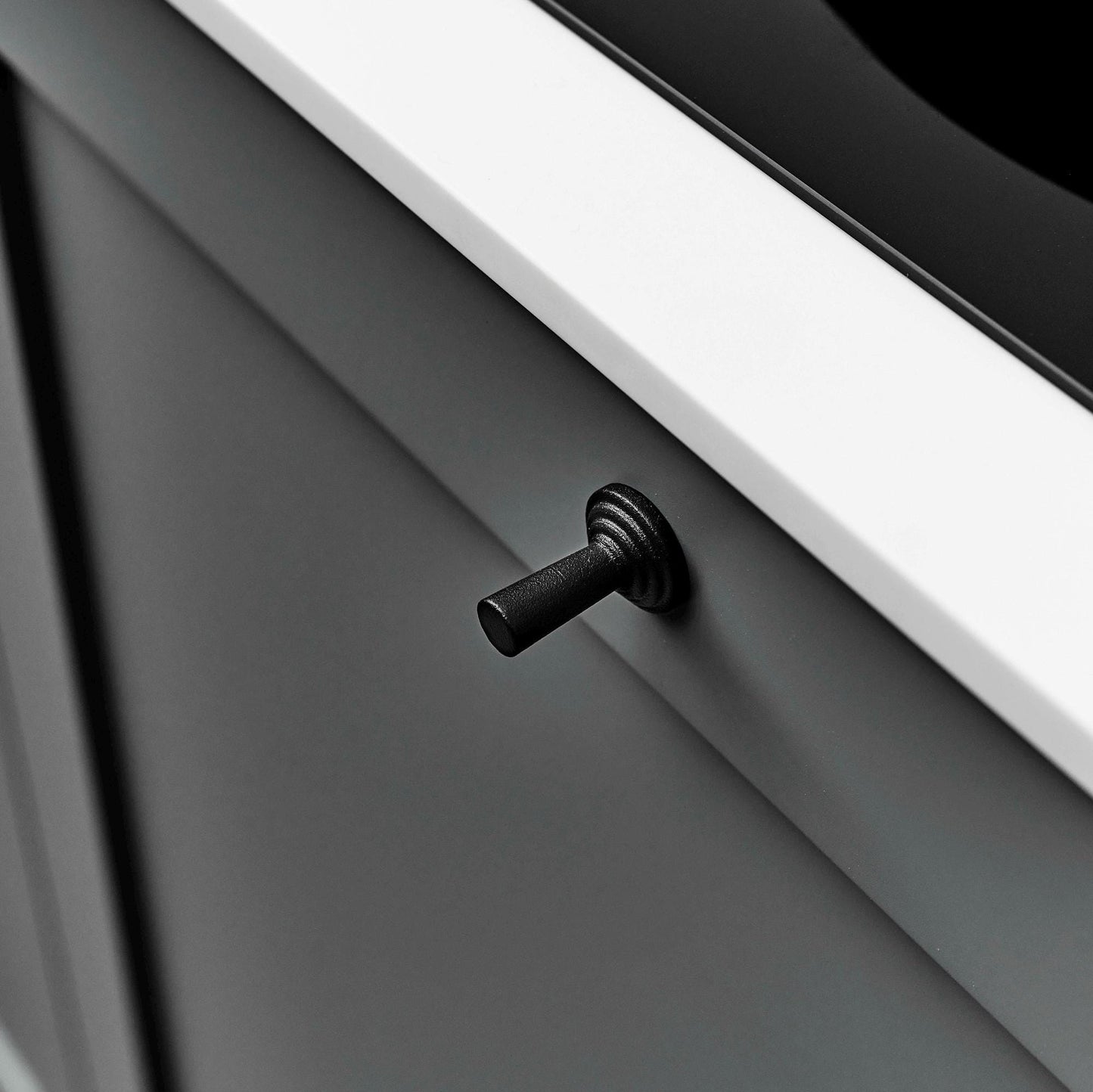 Furnipart Art Cast Iron Handle Matt Black