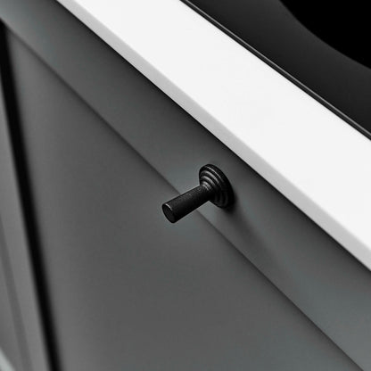 Furnipart Art Cast Iron Handle Matt Black