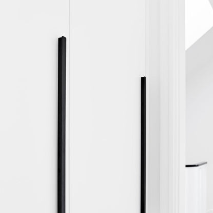 Furnipart Elan Brushed Matt Black Slim Profile Handle 50mm 200mm 600mm 1200mm