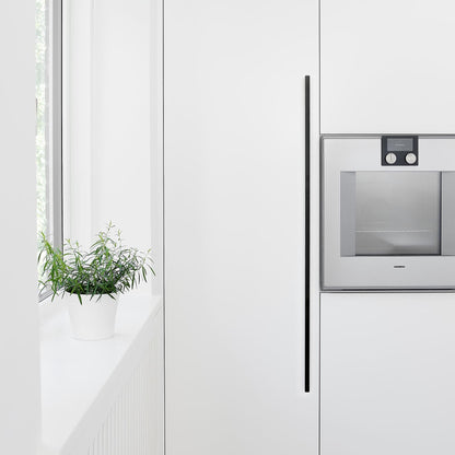 Furnipart Elan Brushed Matt Black Slim Profile Handle 50mm 200mm 600mm 1200mm