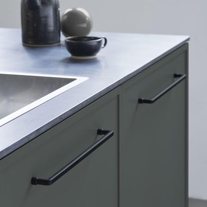 Furnipart Equester Handle & Cup Matt Black 160mm 320mm