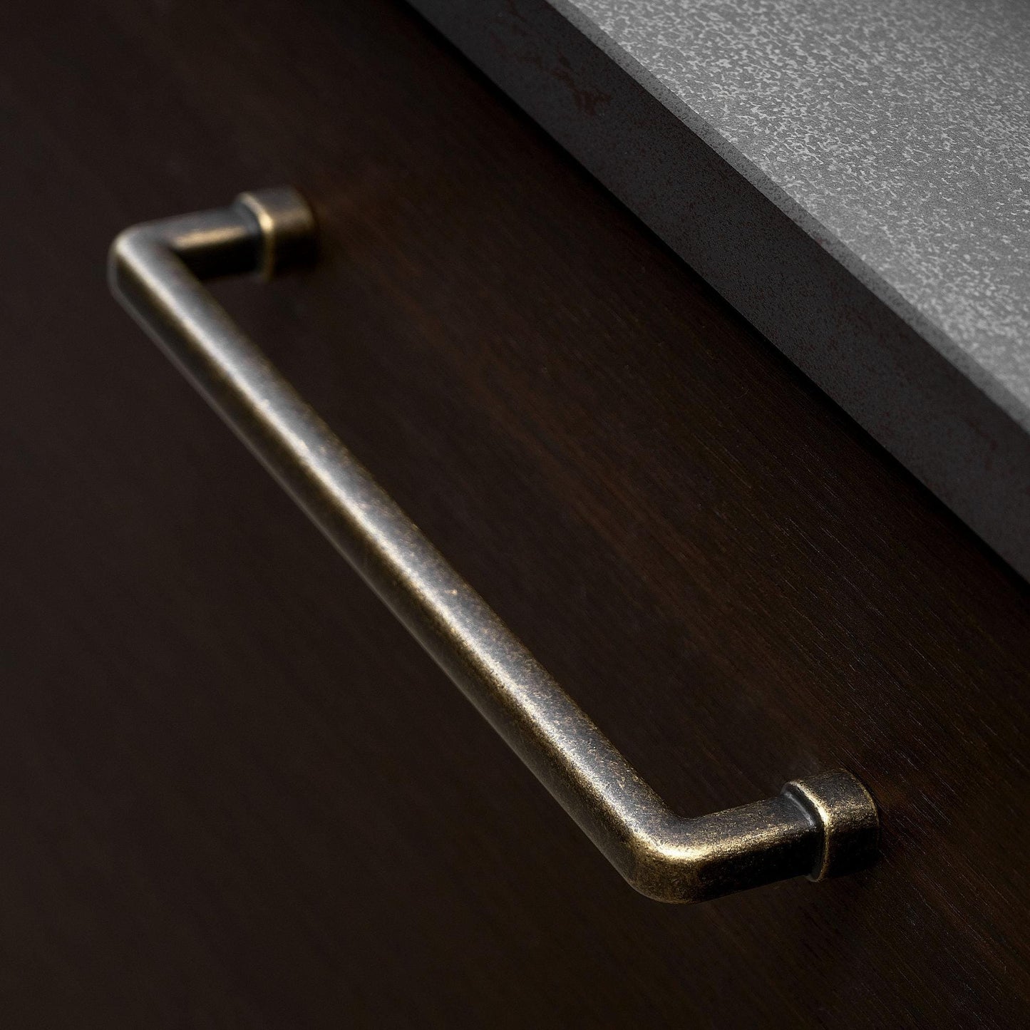 Furnipart Equester Handle & Cup Antique Brass 160mm 320mm