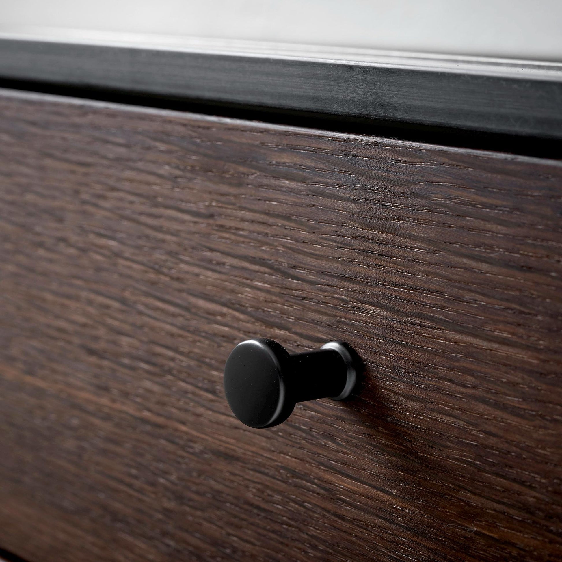 Furnipart Gate Handle & Knob Matt Black 160mm