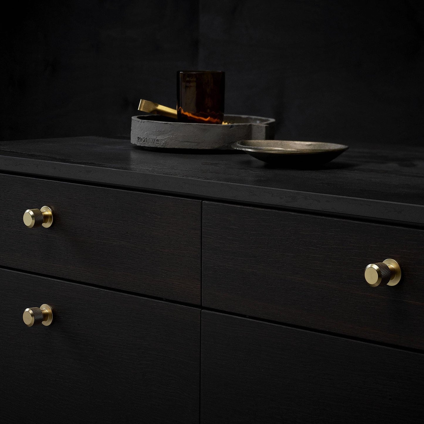 Furnipart Manor Knurled Handles & Knobs Gold