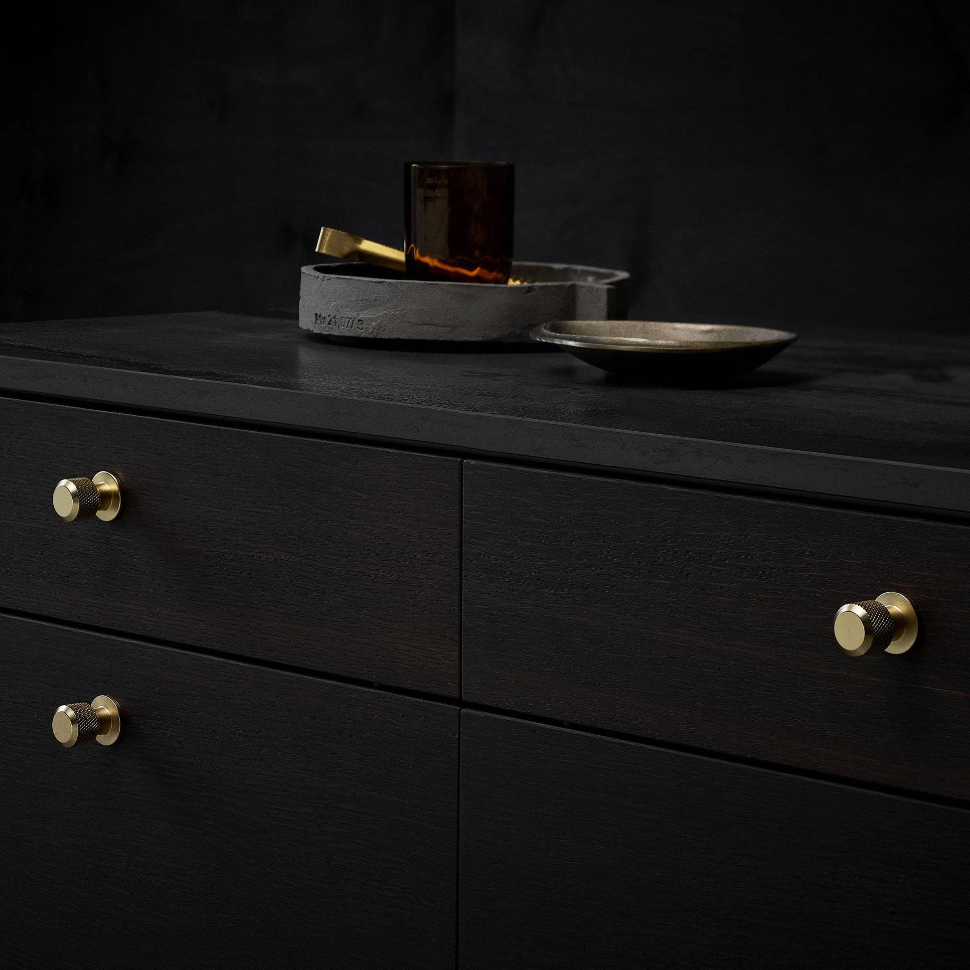 Furnipart Manor Knurled Handles & Knobs Gold