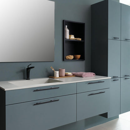 Furnipart Tau Handle & Knob Brushed Matt Black 32mm 160mm