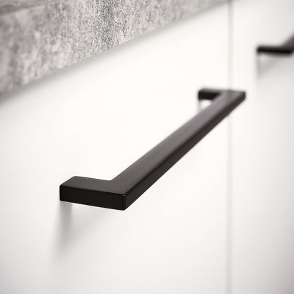 Furnipart Flat Handle Brown Black 128mm 192mm 256mm 448mm