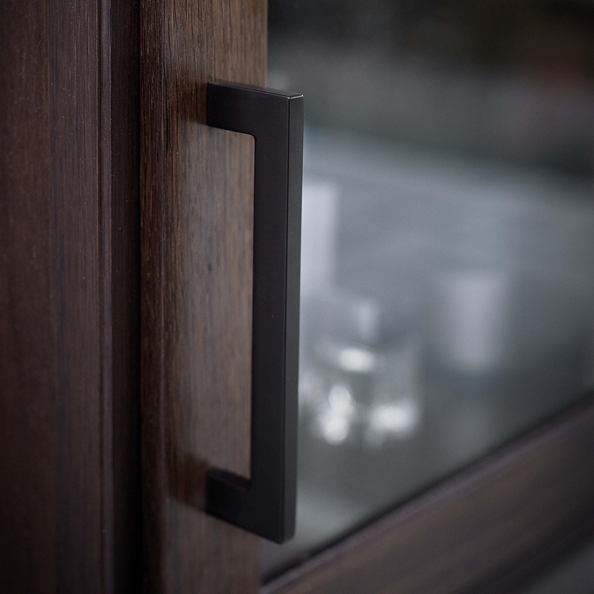 Furnipart Flat Handle Brown Black 128mm 192mm 256mm 448mm