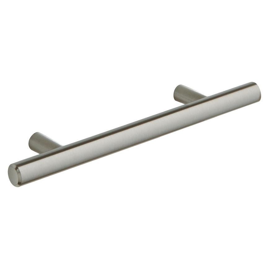 Howdens T Bar Brushed Stainless Steel Effect Classic Cupboard Handle 152mm 230mm