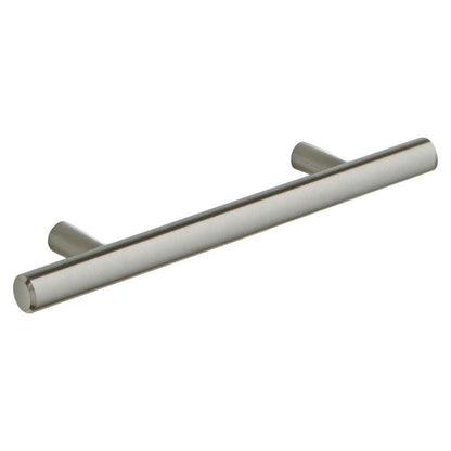 Howdens T Bar Brushed Stainless Steel Effect Classic Cupboard Handle 152mm 230mm
