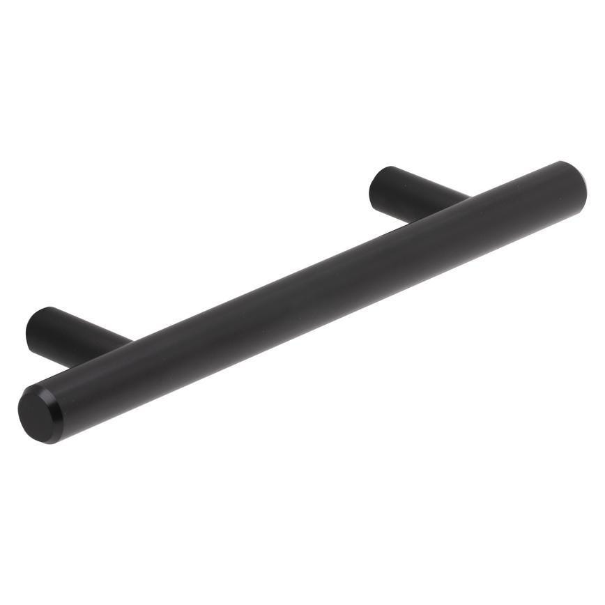 Howdens T Bar Matt Black Classic Thin Cupboard Handle 152mm 230mm