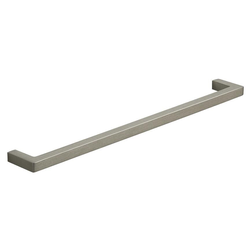 Howdens Metric Handle 233mm 330mm Cup and Round Knob Brushed Nickel Effect