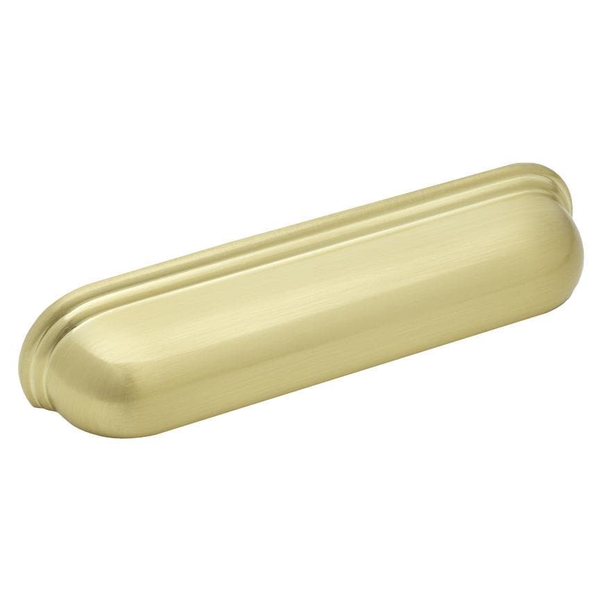 Howdens Contessa Cup Handle & Knob Brass Effect Traditional Classic