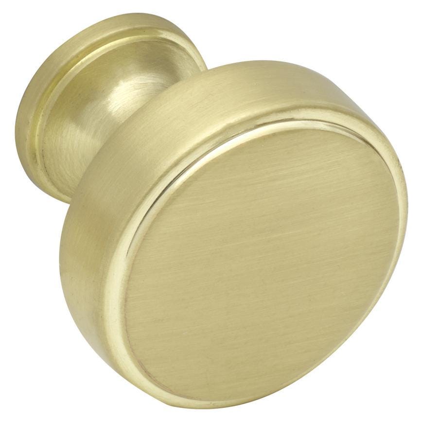 Howdens Contessa Cup Handle & Knob Brass Effect Traditional Classic