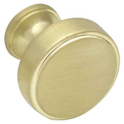 Howdens Contessa Cup Handle & Knob Brass Effect Traditional Classic