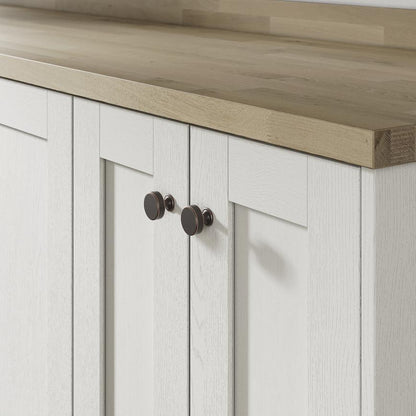 Howdens Contessa Cup Handle & Knob Blackened Copper Effect Traditional Classic