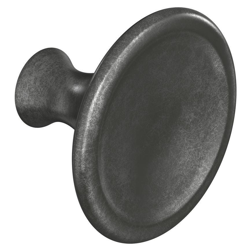 Howdens Belfry Handle 164mm & Round Knob Antique Grey