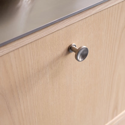 Furnipart Chateau Handle 128mm, Round Knob & T-Knob Inox