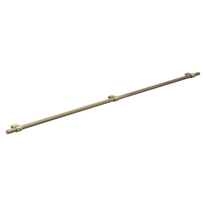Howdens Knurled Brass Effect Handles 225mm 705mm T-Knob Round Knob