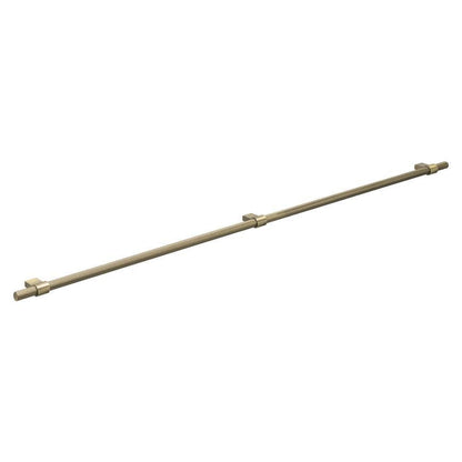 Howdens Knurled Brass Effect Handles 225mm 705mm T-Knob Round Knob