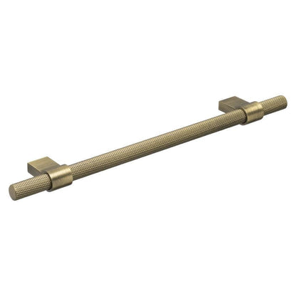 Howdens Knurled Brass Effect Handles 225mm 705mm T-Knob Round Knob