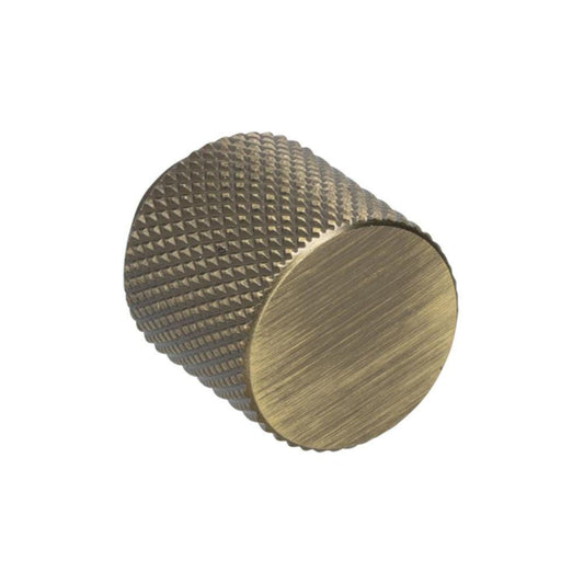 Howdens Knurled Brass Effect Handles 225mm 705mm T-Knob Round Knob
