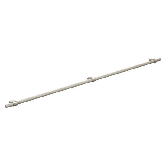 Howdens Knurled Brushed Nickel Effect Handles 225mm 705mm T-Knob Round Knob