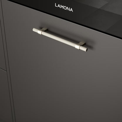 Howdens Knurled Brushed Nickel Effect Handles 225mm 705mm T-Knob Round Knob