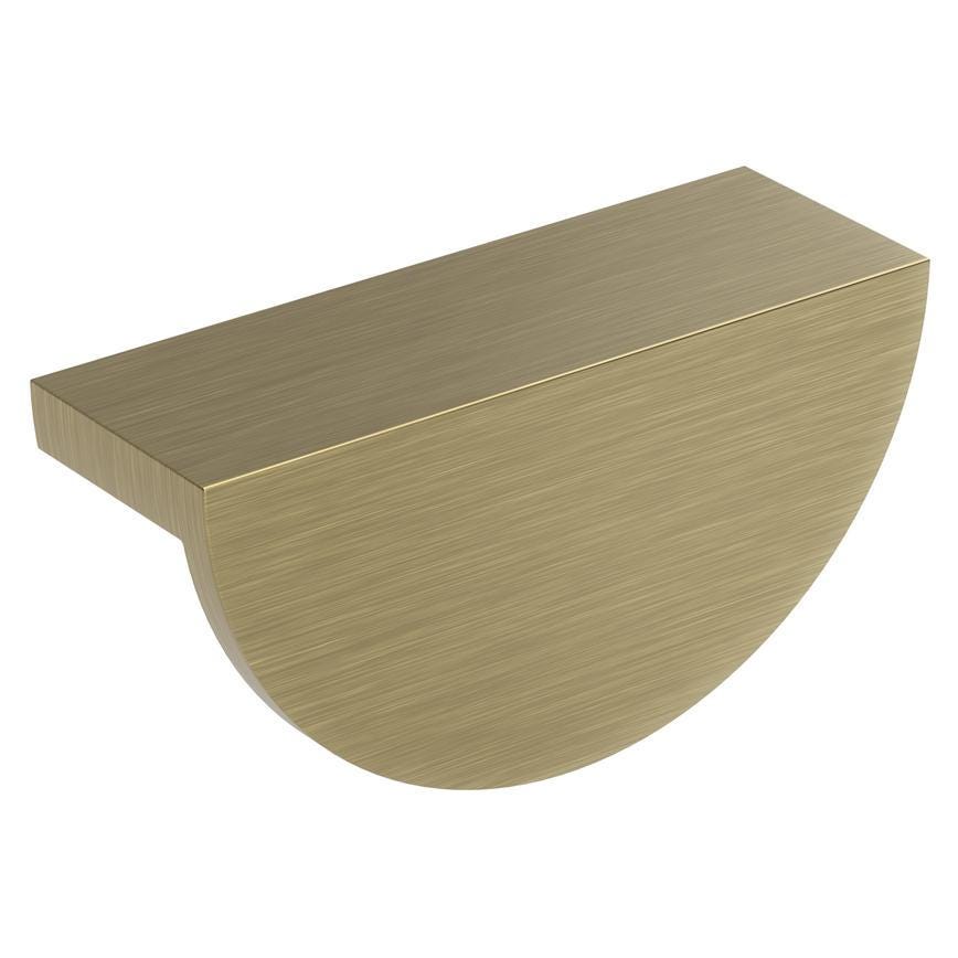 Howdens Lunar Half Moon Cupboard Handle 85mm Black, Brass & Fluted Brass