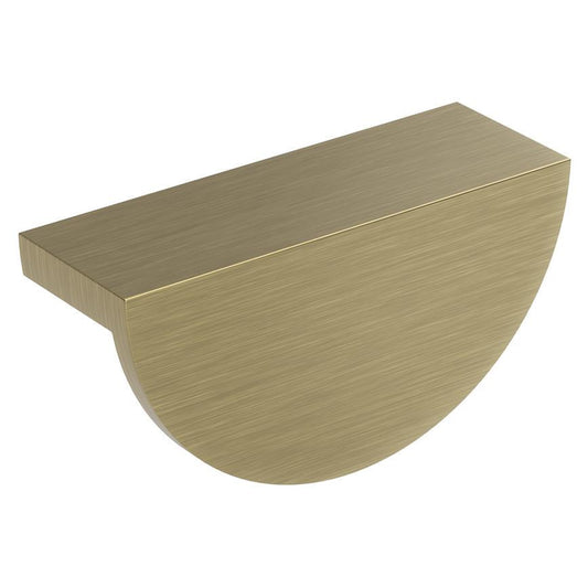 Howdens Lunar Half Moon Cupboard Handle 85mm Black, Brass & Fluted Brass