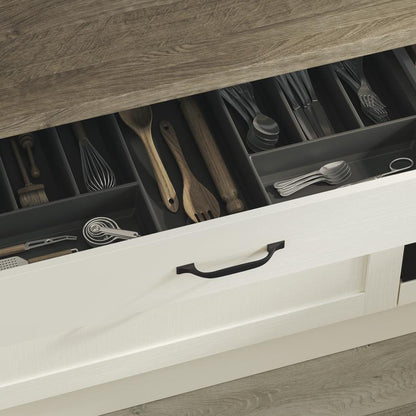 Howdens Earl Matt Black Classic D Cupboard Handle 172mm, Cup & Knob