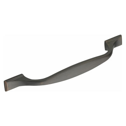 Howdens Earl Blackened Copper Effect Classic D Cupboard Handle 172mm, Cup & Knob