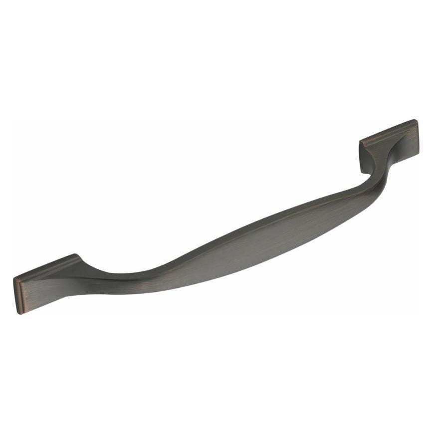 Howdens Earl Blackened Copper Effect Classic D Cupboard Handle 172mm, Cup & Knob