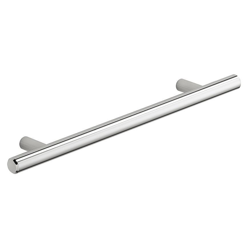 Howdens T Bar Polished Chrome Effect Thin Cupboard Handle 152mm 230mm