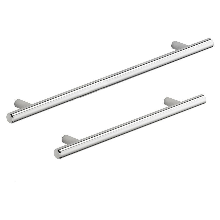 Howdens T Bar Polished Chrome Effect Thin Cupboard Handle 152mm 230mm