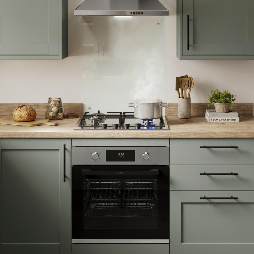 Howdens T Bar Matt Black Classic Thin Cupboard Handle 152mm 230mm