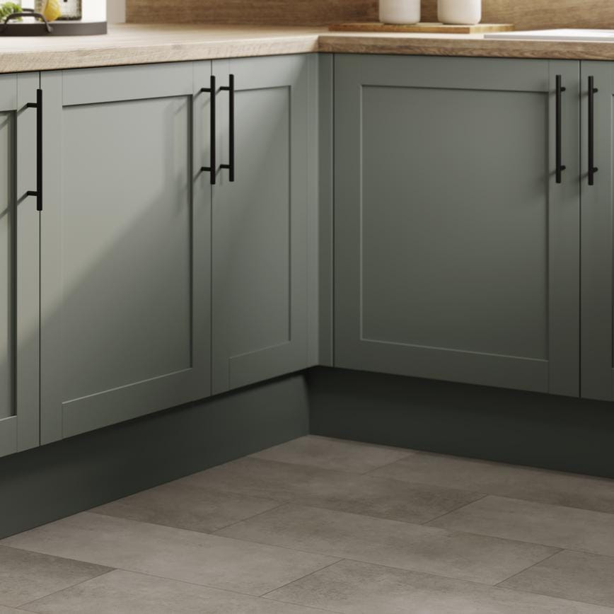 Howdens T Bar Matt Black Classic Thin Cupboard Handle 152mm 230mm